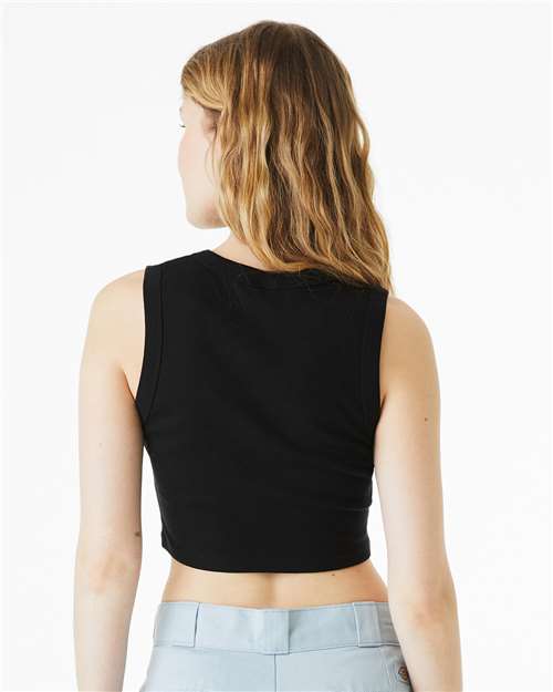 BELLA + CANVAS Women's Micro Rib Muscle Crop Tank 1013