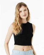 BELLA + CANVAS Women's Micro Rib Muscle Crop Tank 1013