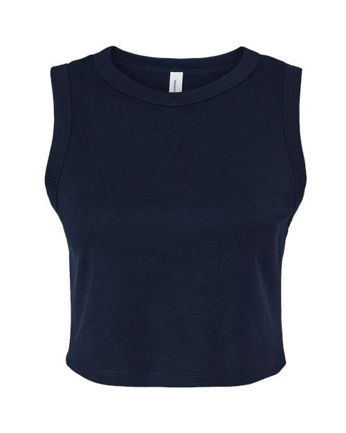 BELLA + CANVAS Women's Micro Rib Muscle Crop Tank 1013