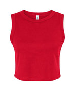 BELLA + CANVAS Women's Micro Rib Muscle Crop Tank 1013