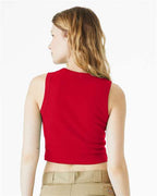 BELLA + CANVAS Women's Micro Rib Muscle Crop Tank 1013