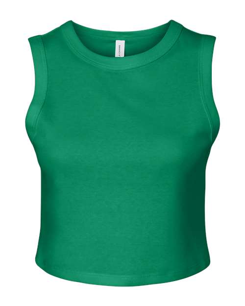 BELLA + CANVAS Women's Micro Rib Muscle Crop Tank 1013