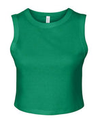 BELLA + CANVAS Women's Micro Rib Muscle Crop Tank 1013