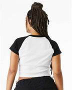 BELLA + CANVAS Women's Micro Rib Raglan Baby Tee 1201