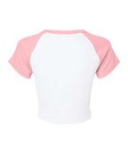 BELLA + CANVAS Women's Micro Rib Raglan Baby Tee 1201