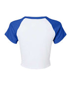 BELLA + CANVAS Women's Micro Rib Raglan Baby Tee 1201