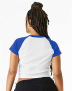 BELLA + CANVAS Women's Micro Rib Raglan Baby Tee 1201