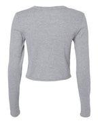 BELLA + CANVAS Women's Micro Rib Long Sleeve Baby Tee 1501