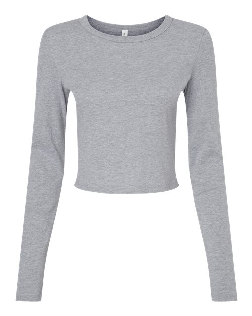 BELLA + CANVAS Women's Micro Rib Long Sleeve Baby Tee 1501