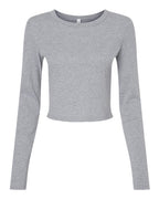 BELLA + CANVAS Women's Micro Rib Long Sleeve Baby Tee 1501