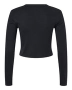 BELLA + CANVAS Women's Micro Rib Long Sleeve Baby Tee 1501