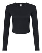 BELLA + CANVAS Women's Micro Rib Long Sleeve Baby Tee 1501