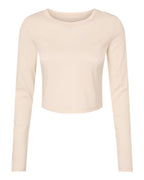 BELLA + CANVAS Women's Micro Rib Long Sleeve Baby Tee 1501