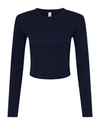 BELLA + CANVAS Women's Micro Rib Long Sleeve Baby Tee 1501
