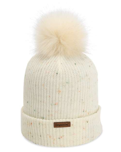 Imperial The Montage Pom Cuffed Beanie 6014
