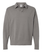 ComfortWash by Hanes Unisex Garment-Dyed Polo Collar Sweatshirt GDH490