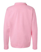 ComfortWash by Hanes Unisex Garment-Dyed Polo Collar Sweatshirt GDH490
