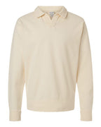 ComfortWash by Hanes Unisex Garment-Dyed Polo Collar Sweatshirt GDH490