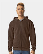 American Apparel Unisex ReFlex Fleece Full-Zip Hoodie Sweatshirt RF497