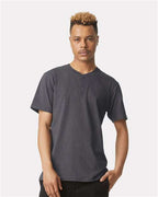 American Apparel Unisex CVC Henley Tee 2004CVC