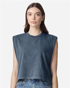 American Apparel Women's Garment-Dyed Heavyweight Muscle Tee 307GD