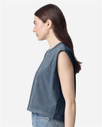 American Apparel Women's Garment-Dyed Heavyweight Muscle Tee 307GD