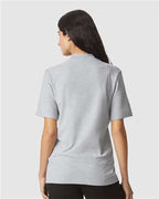 American Apparel Unisex Pique Mockneck Tee 1PQ