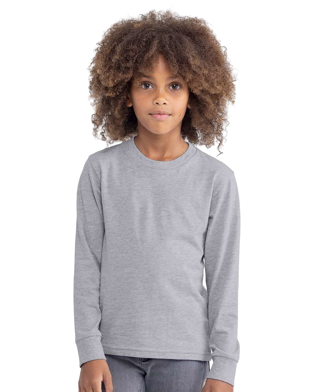 Custom Youth Cotton Long Sleeve T-Shirt – Add Your Logo or Design