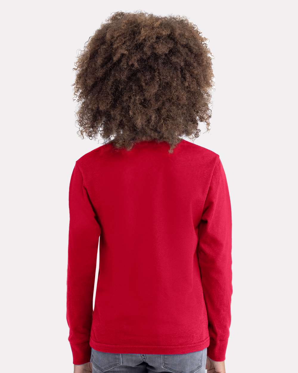 Custom Youth Cotton Long Sleeve T-Shirt – Add Your Logo or Design