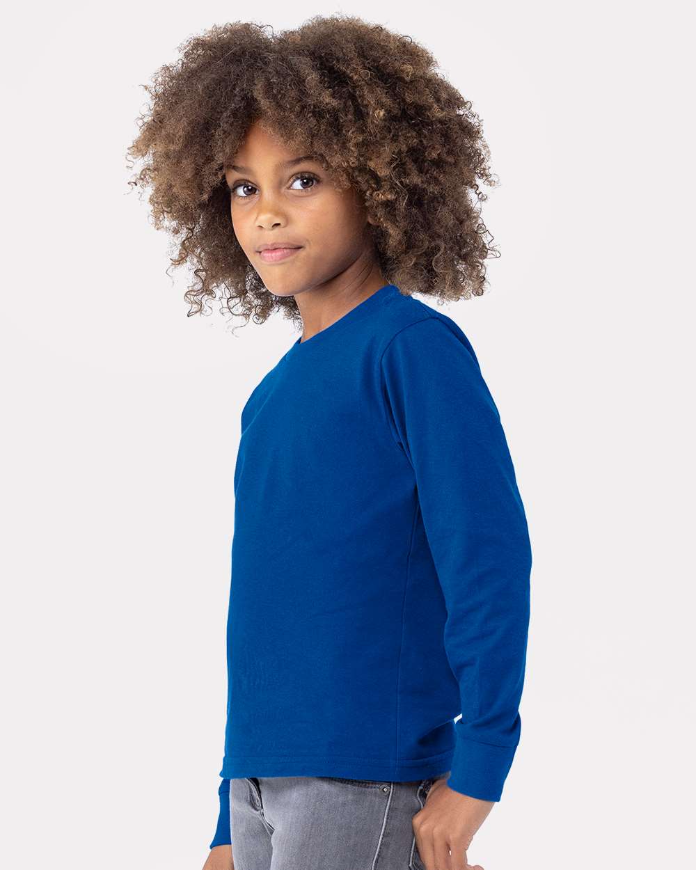 Custom Youth Cotton Long Sleeve T-Shirt – Add Your Logo or Design