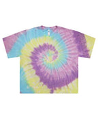 Colortone Women's Tie-Dyed Crop T-Shirt 1050
