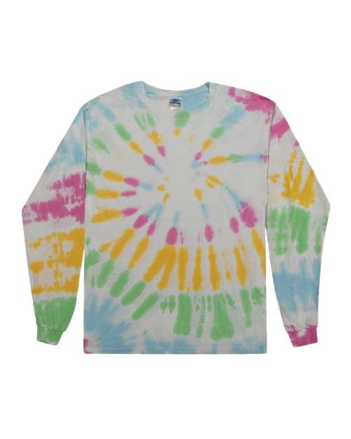 Colortone Unisex Tie-Dyed Long Sleeve T-Shirt 2000