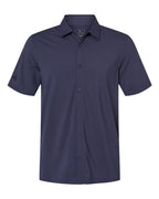 Adidas Men's Full Button Down Short Sleeve Shirt A595