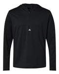 Adidas Men's Lightweight Quarter-Zip Hooded Pullover A596