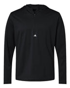 Adidas Men's Lightweight Quarter-Zip Hooded Pullover A596