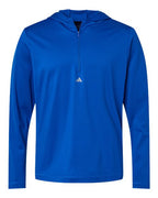 Adidas Men's Lightweight Quarter-Zip Hooded Pullover A596