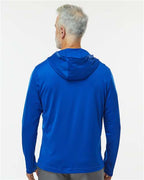 Adidas Men's Lightweight Quarter-Zip Hooded Pullover A596