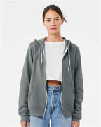 BELLA + CANVAS Unisex Sponge Fleece Full-Zip Hoodie Sweatshirt 3739