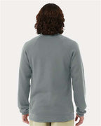 BELLA + CANVAS Unisex Sponge Fleece Raglan Crewneck Sweatshirt 3901