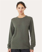 BELLA + CANVAS Heather CVC Long Sleeve Tee 3501CVC