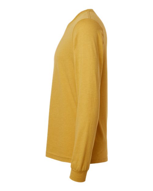 BELLA + CANVAS Heather CVC Long Sleeve Tee 3501CVC