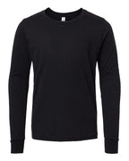 BELLA + CANVAS Youth Heather CVC Long Sleeve Tee 3501YCVC