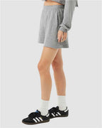 BELLA + CANVAS Women's Cutoff Fleece Shorts 3787