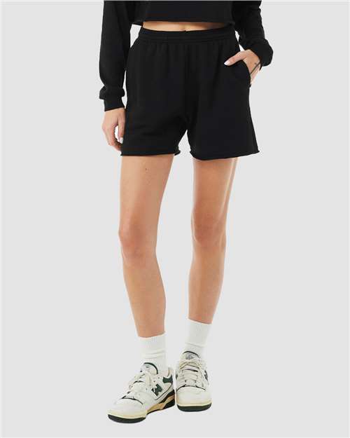 BELLA + CANVAS Women's Cutoff Fleece Shorts 3787