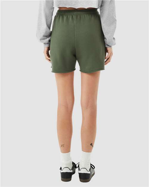 BELLA + CANVAS Women's Cutoff Fleece Shorts 3787