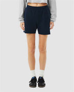 BELLA + CANVAS Women's Cutoff Fleece Shorts 3787