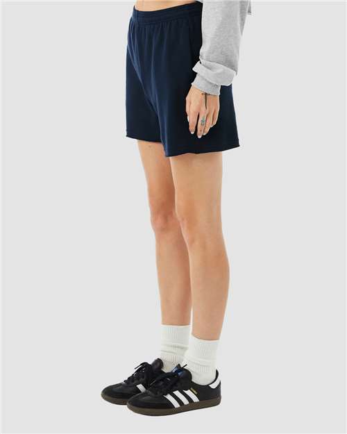 BELLA + CANVAS Women's Cutoff Fleece Shorts 3787