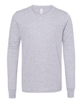BELLA + CANVAS Youth Heather CVC Long Sleeve Tee 3501YCVC