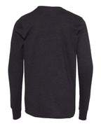 BELLA + CANVAS Youth Heather CVC Long Sleeve Tee 3501YCVC