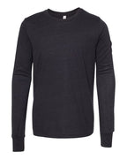 BELLA + CANVAS Youth Heather CVC Long Sleeve Tee 3501YCVC